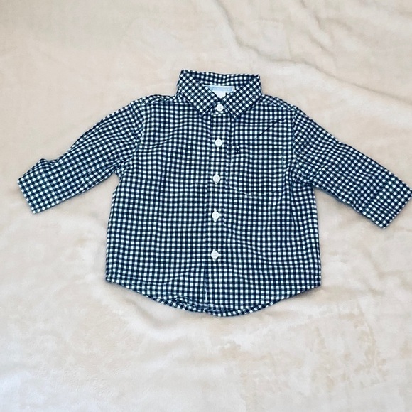 Janie and Jack Boys Linen Button Down Shirt - Picture 3 of 9